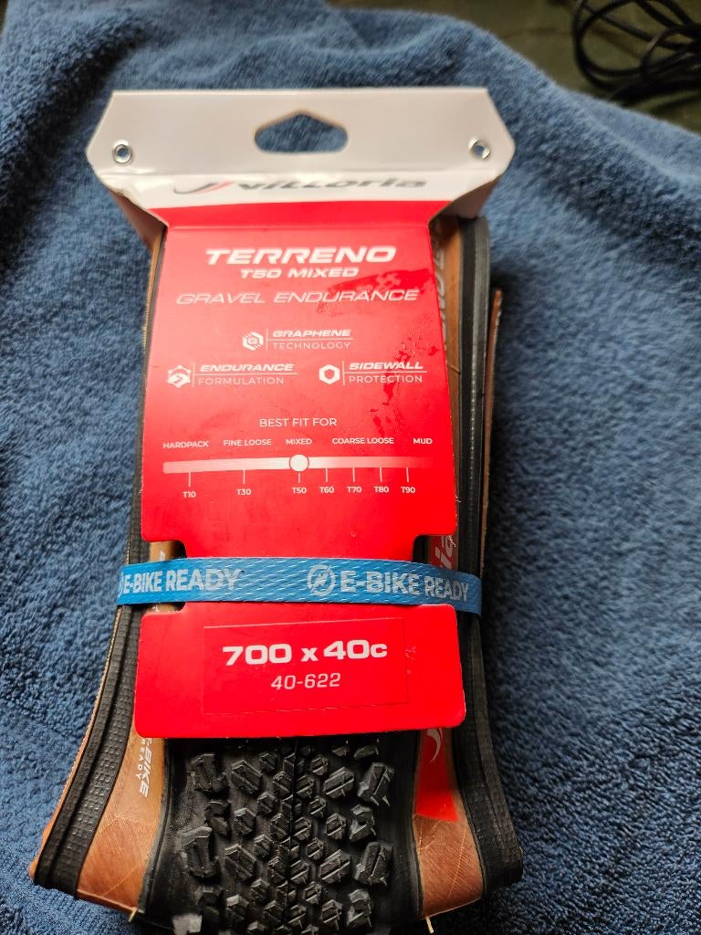 2 x Vittoria Terreno T50 Mixed Gravel Endurance  700x40c, Fietsen en Brommers, Fietsonderdelen, Ophalen, Nieuw, Band, Vittoria