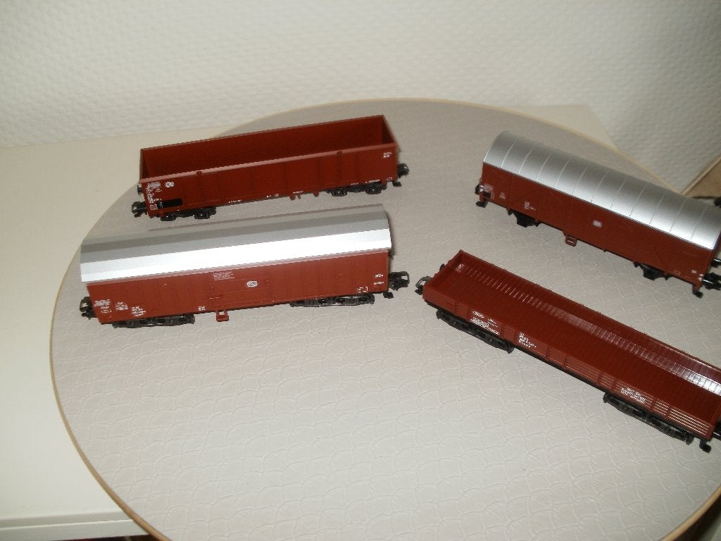 4x Marklin Ho wagon v/d DB no 4460/4473/ 4690/4710, Hobby en Vrije tijd, Modeltreinen | H0, Wisselstroom, Ophalen of Verzenden