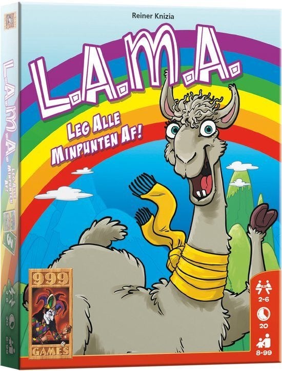 L.A.M.A. / LAMA, Hobby en Vrije tijd, Een of twee spelers, Ophalen of Verzenden, Nieuw, 999 Games