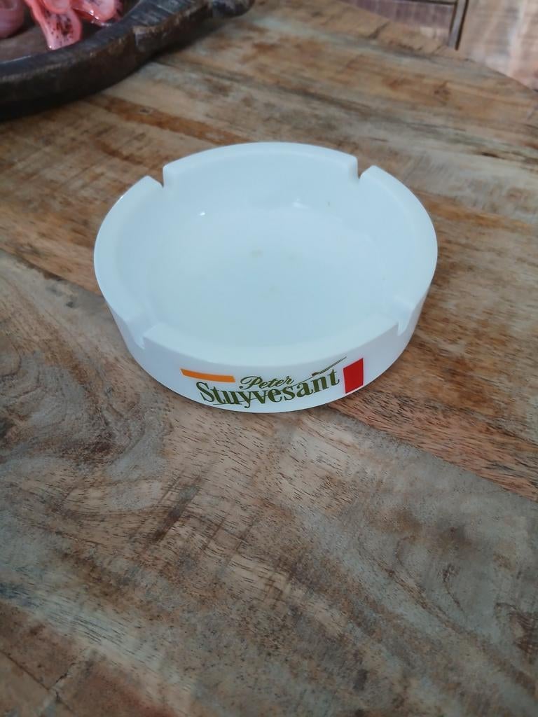 Vintage Peter Stuyvesant asbak, Ophalen of Verzenden, Gebruikt, Asbak
