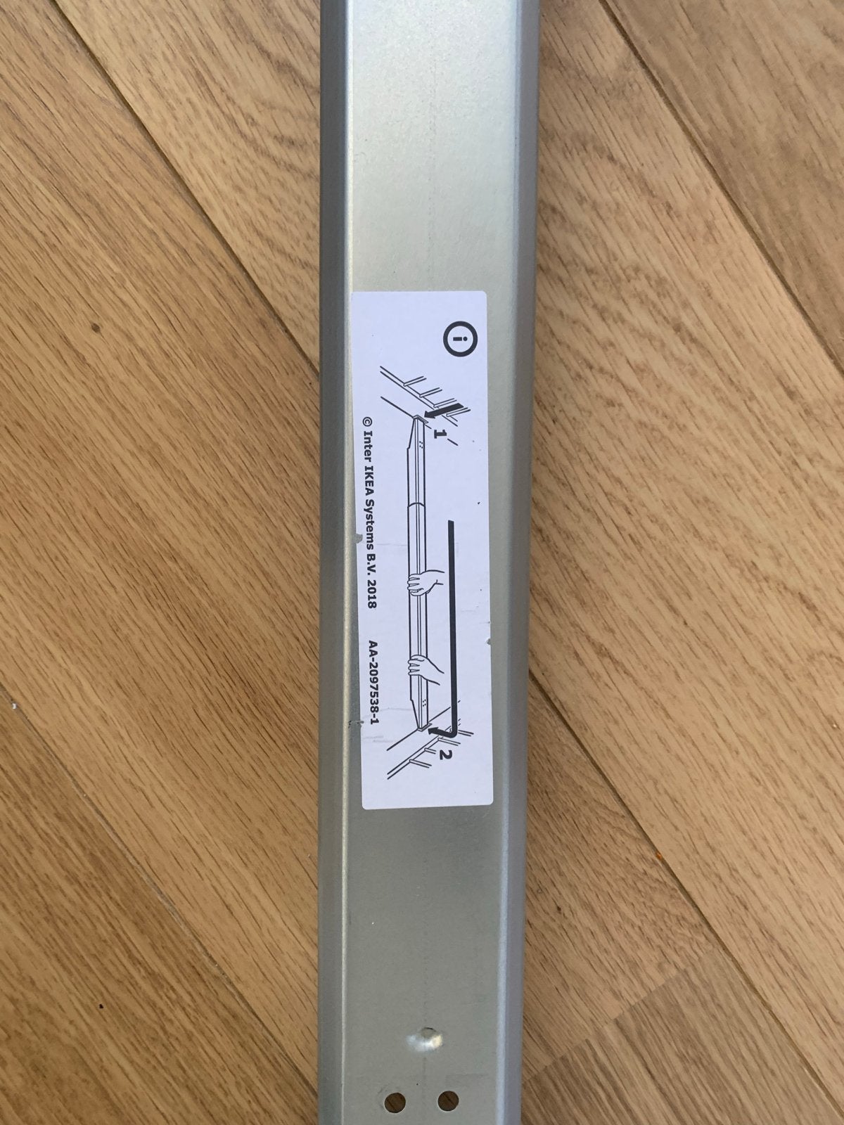 IKEA SKORVA Middenbalk gegalvaniseerd, Ophalen of Verzenden, Nieuw