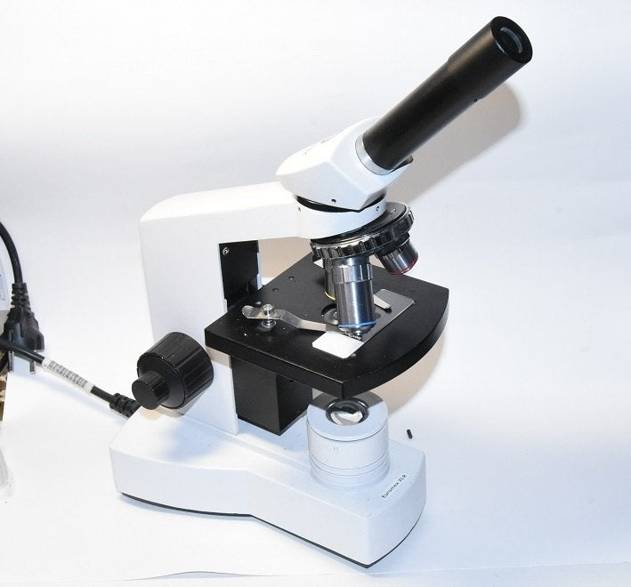 Euromex XLR microscoop oplaadbaar., Ophalen of Verzenden, Gebruikt, Minder dan 400x, Biologische microscoop