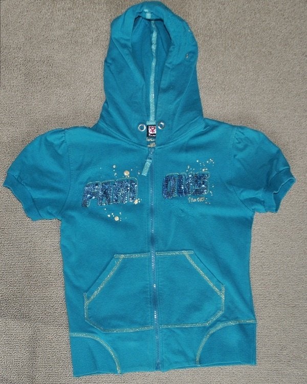 Cool Cat petrol capuchonvest vest ritsvest met glitters M, Maat 38/40 (M), Nieuw, Ophalen of Verzenden, Coolcat
