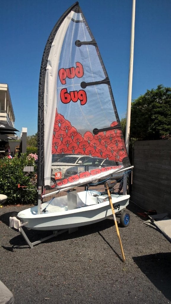 zeilbootje laser Bug / Bijboot, Gebruikt, Minder dan 15 m², Overige typen, Ophalen