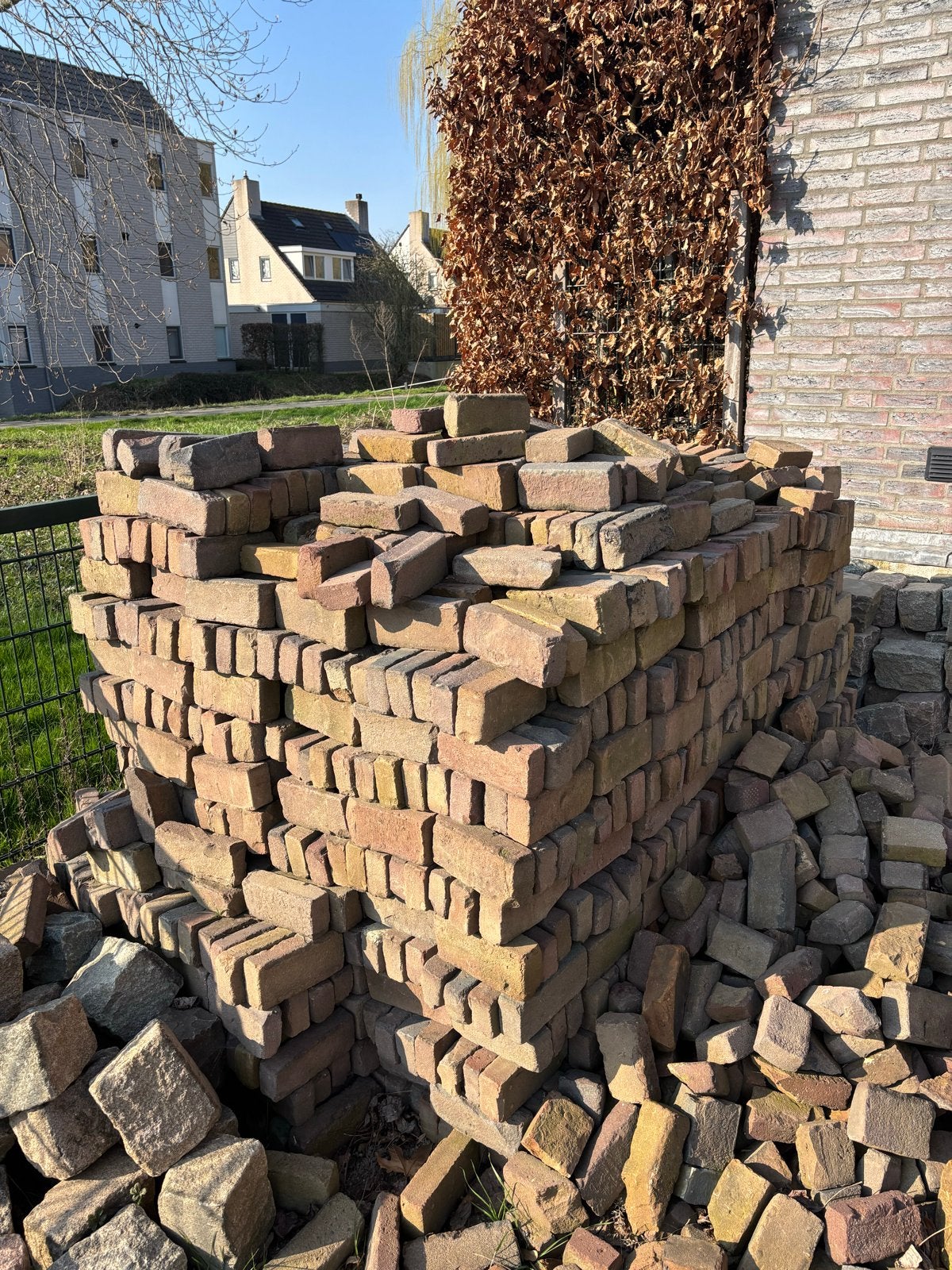 Gebakken Waaltjes - 20€ p/m2, Ophalen of Verzenden, Gebruikt, Bakstenen