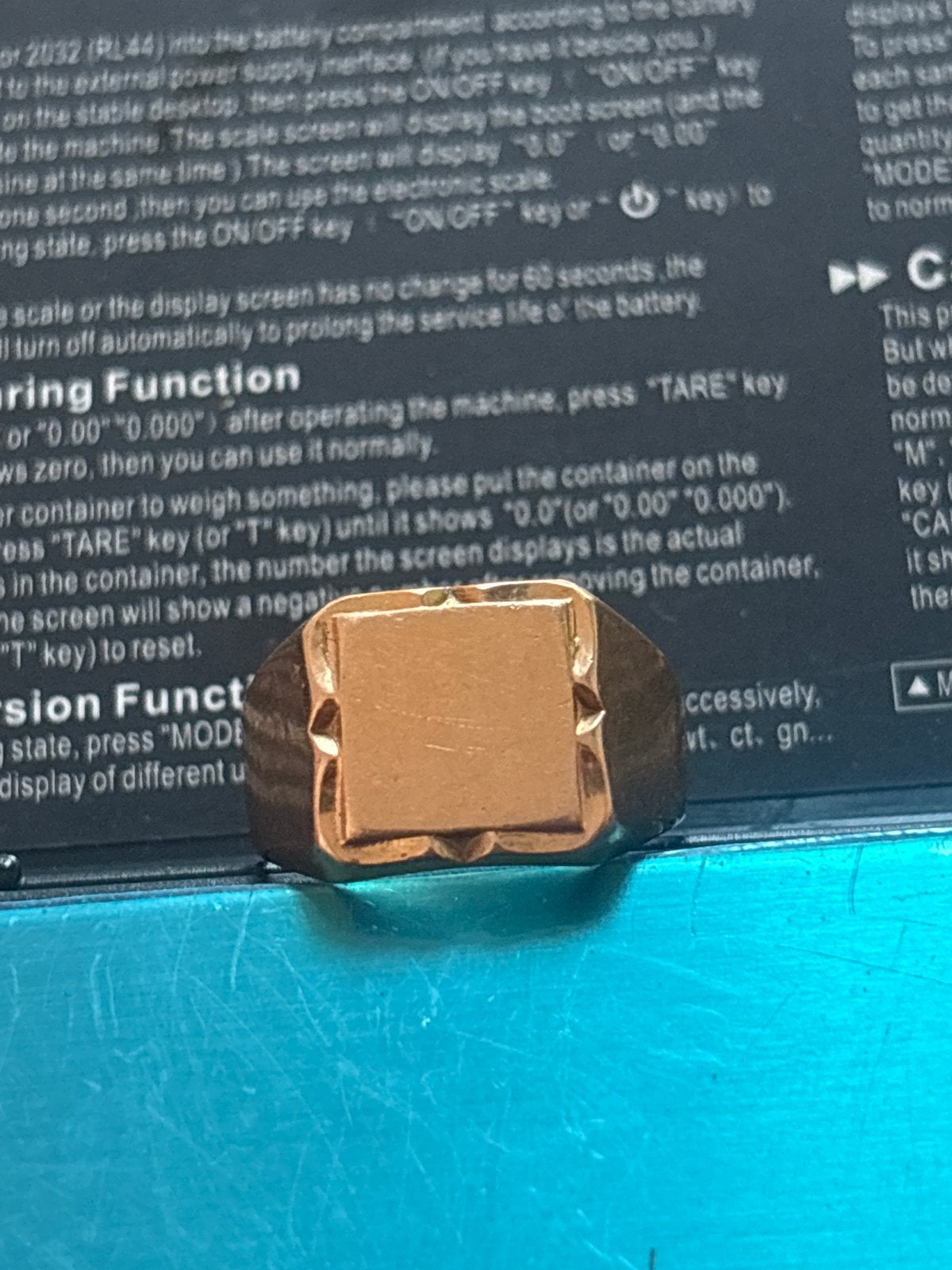 18 Karaats Gouden Zegelring - 12,64 gram, Sieraden, Tassen en Uiterlijk, Ringen, Ophalen, 20 of groter, Heer, Zo goed als nieuw