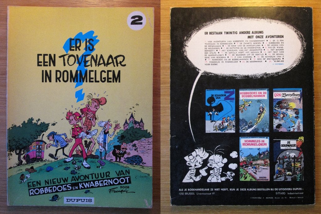 Robbedoes en Kwabbernoot (Franquin), Meerdere stripboeken, Ophalen of Verzenden, Gelezen, André Franquin
