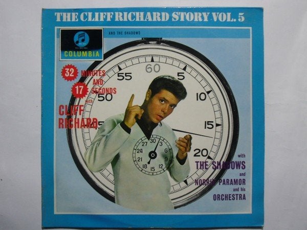 Cliff Richard With The Shadows 32 Minutes And 17 Seconds lp, Gebruikt, 12 inch, 1960 - 1969, Inclusief binnenhoes