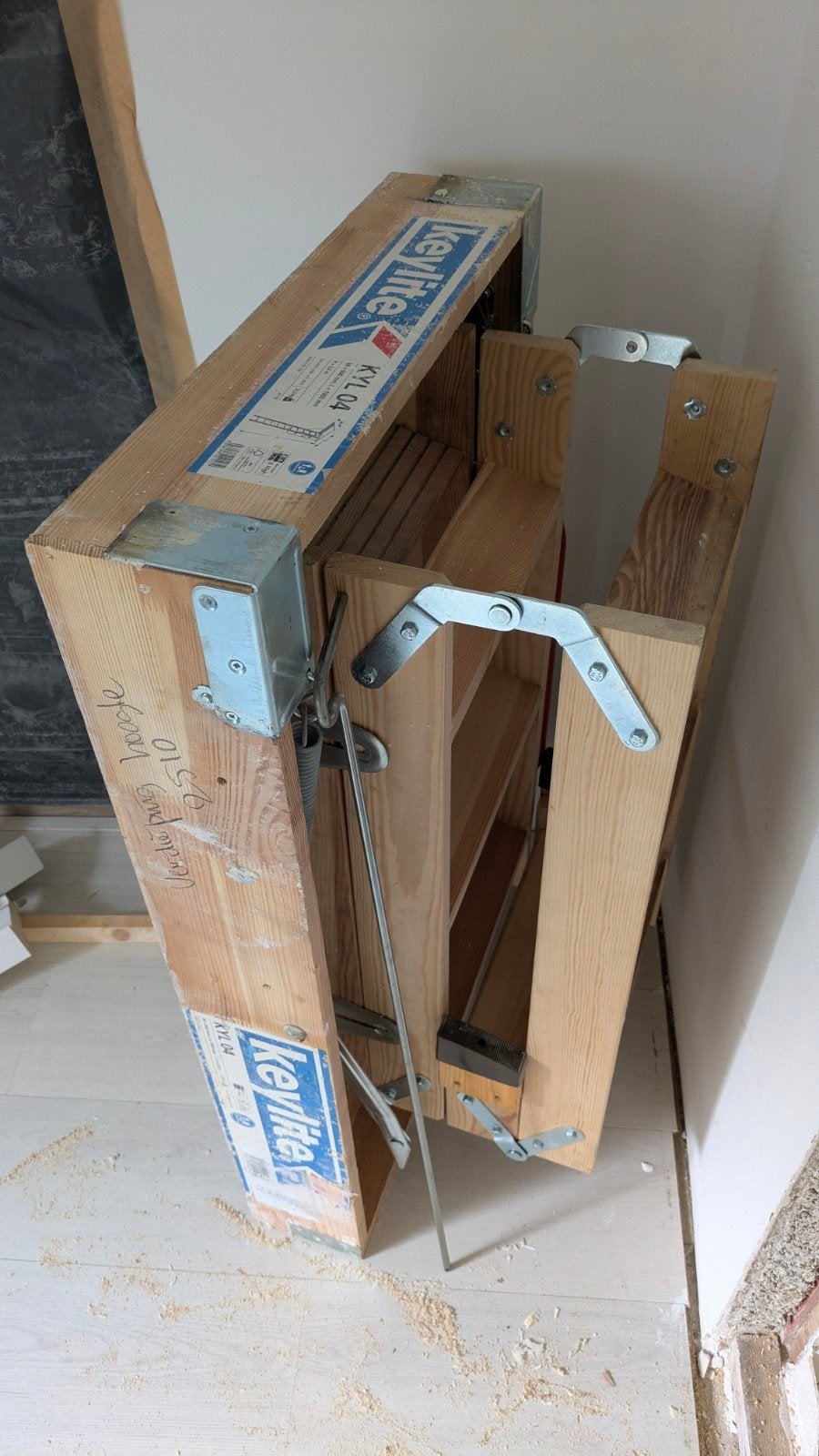Keylite zoldertrap, Doe-het-zelf en Verbouw, Ophalen, Gebruikt, Trap, Opvouwbaar of Inschuifbaar