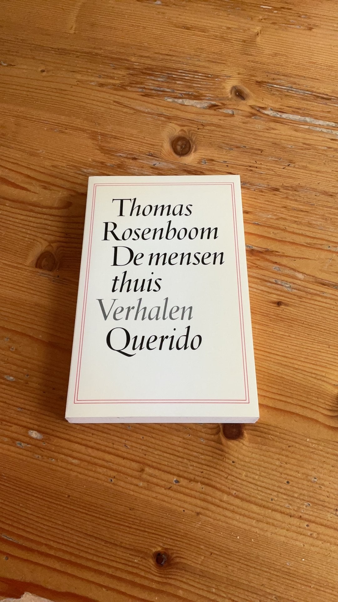 De mensen thuis / Thomas Rosenboom, Ophalen of Verzenden, Zo goed als nieuw, Nederland