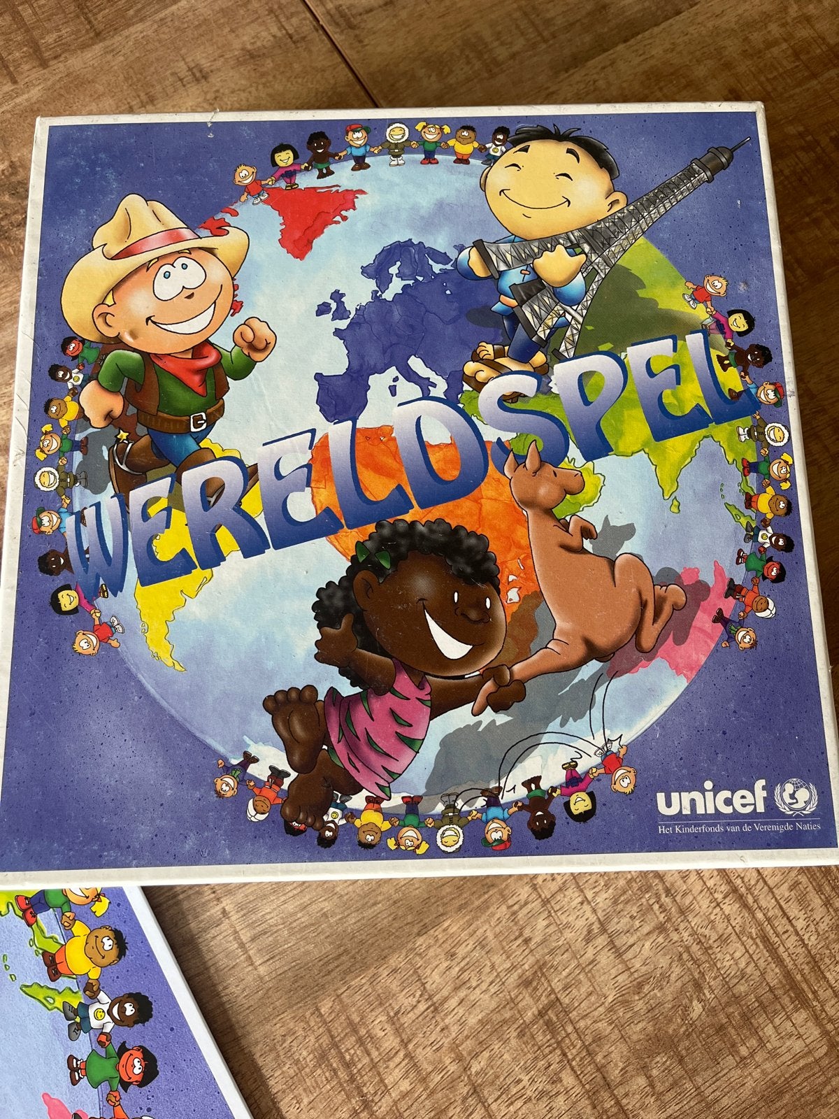 Unicef Wereldspel - Educatief Bordspel voor het hele gezin, Drie of vier spelers, Ophalen, Zo goed als nieuw