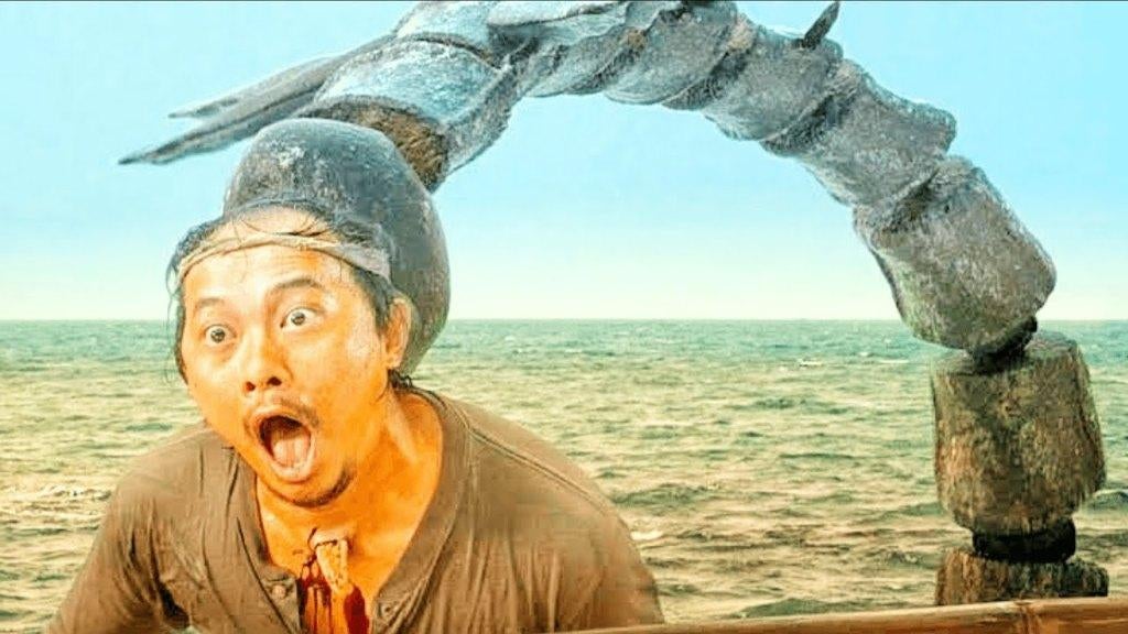 Een zeemonster in 'Amphibious' (import), Cd's en Dvd's, Dvd's | Horror, Vanaf 16 jaar, Ophalen of Verzenden, Zo goed als nieuw