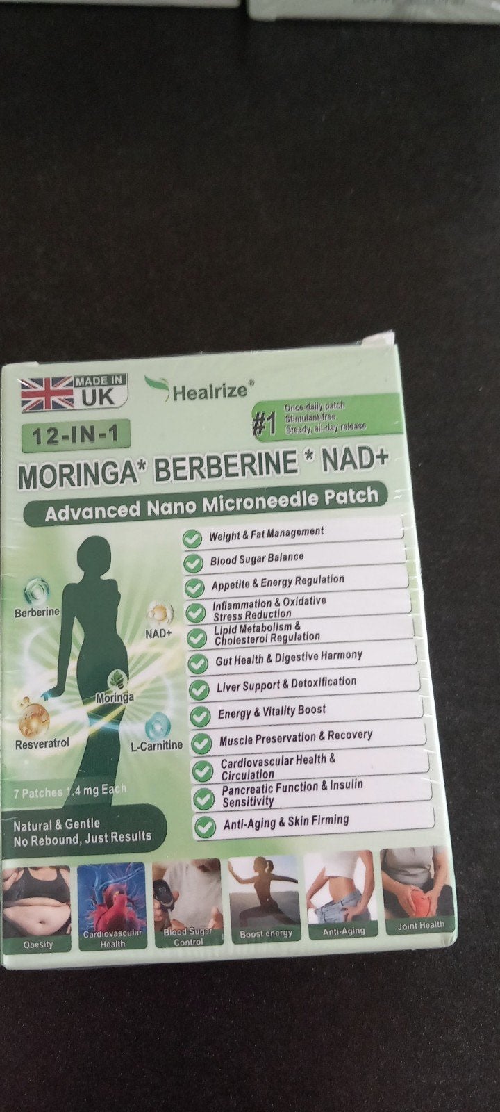 Afslankpleisters Moringa Berberine Nad+, Ophalen of Verzenden, Nieuw, Overige typen