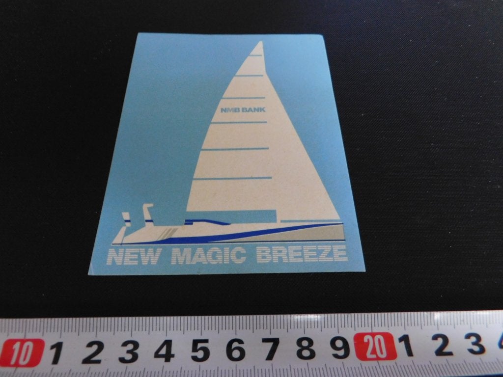 sticker NMB Bank  new magic breeze  KJ626, Verzamelen, Ophalen, Zo goed als nieuw