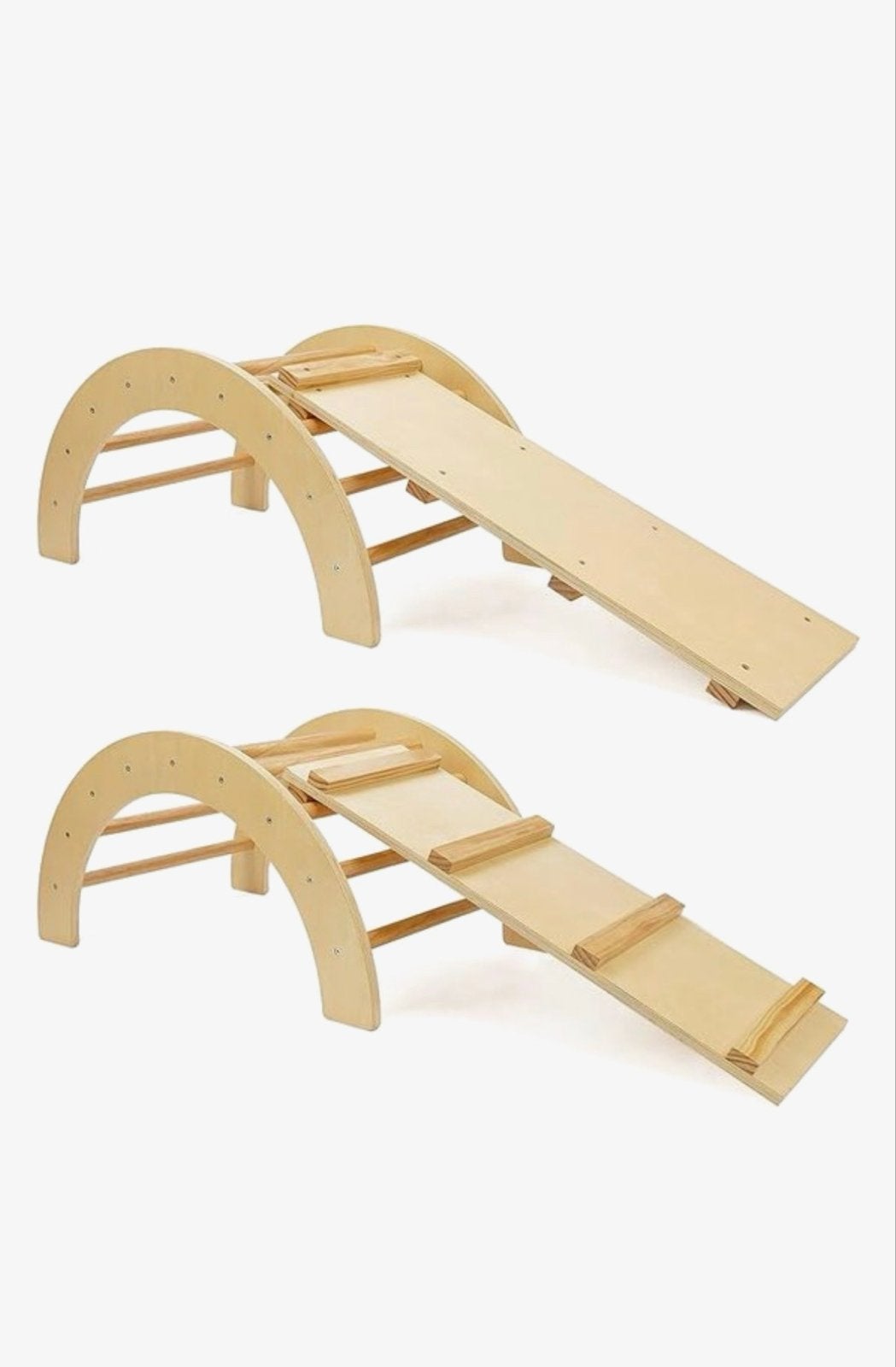 Houten Klimboog met Glijbaan/Klimplank voor Kinderen, Ophalen, Gebruikt, Glijbaan, Aanbouwonderdeel