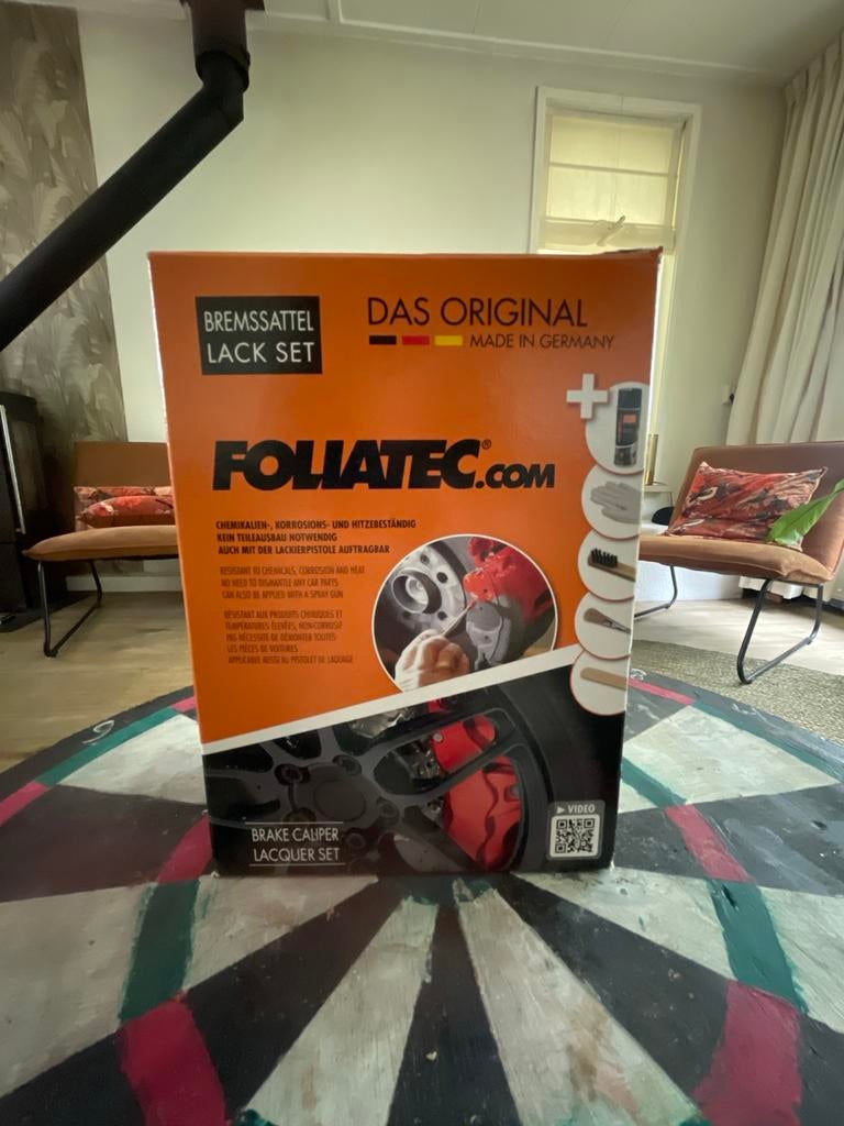 Foliatec Remklauw Lak Set - rood, Auto-onderdelen, Remmen en Aandrijving, Ophalen of Verzenden, Nieuw, Universele onderdelen