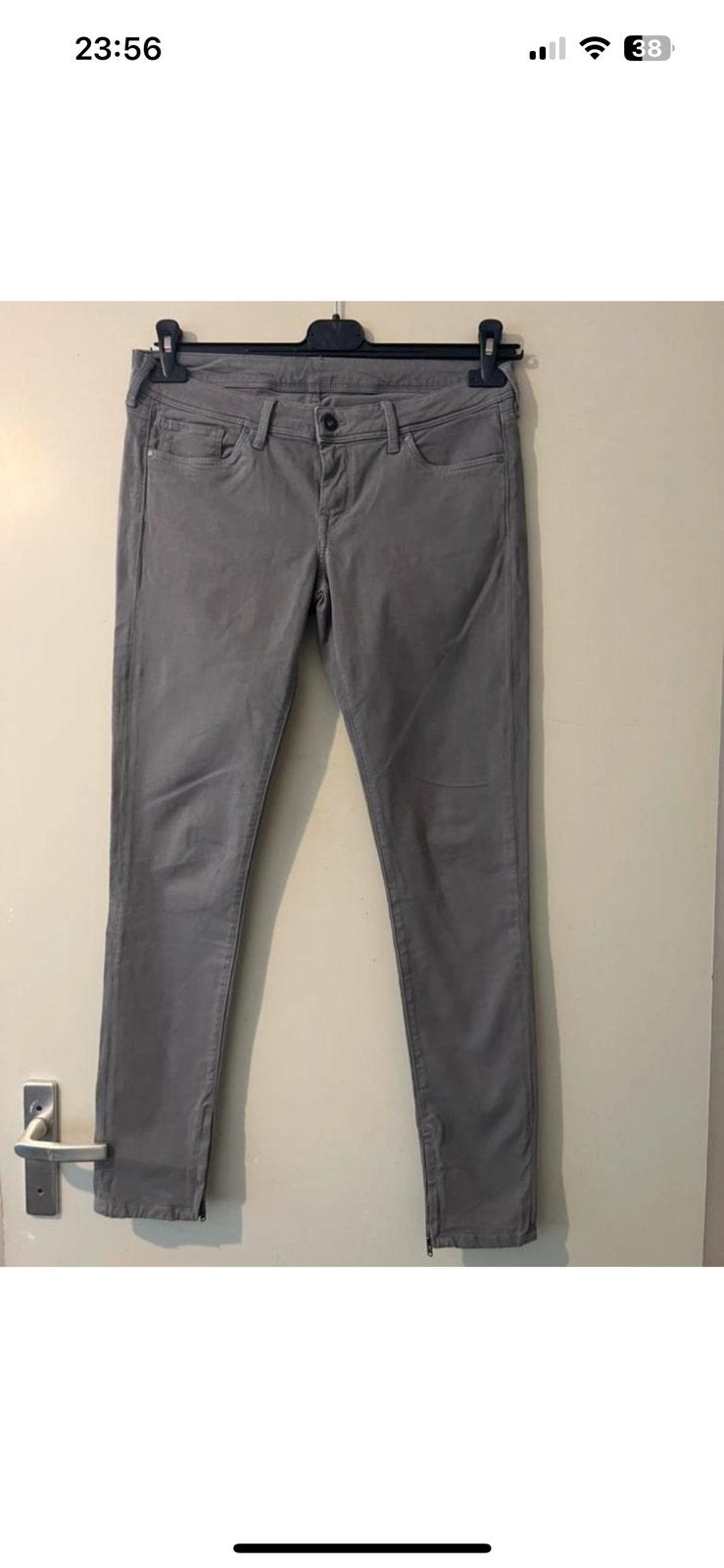 Skinny jeans pepe 30, Ophalen of Verzenden, Zo goed als nieuw, Grijs, W30 - W32 (confectie 38/40)