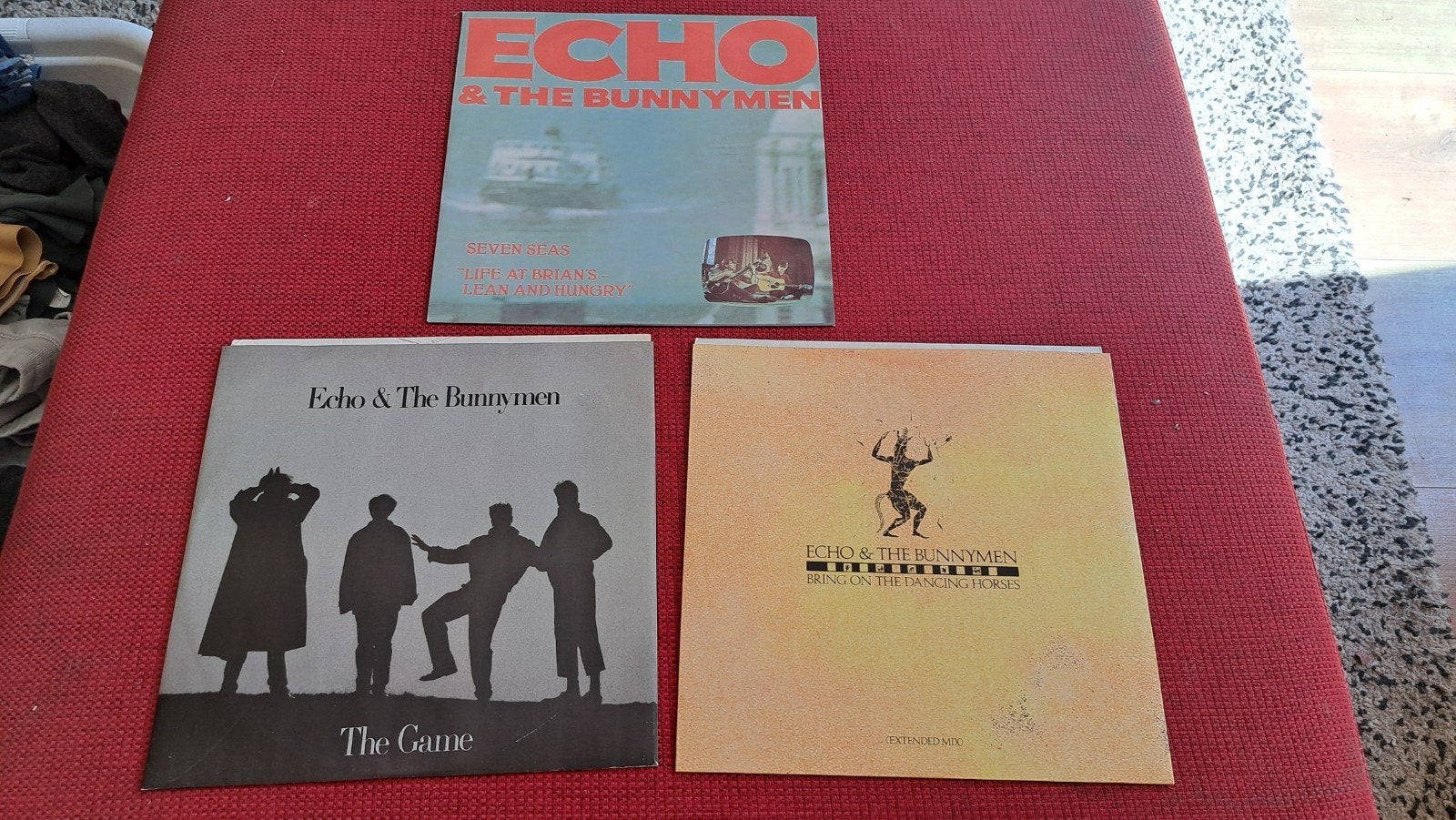 Echo & the Bunnymen 3 maxi singles 12" Seven Seas, The Game, Boeken, Ophalen of Verzenden, Zo goed als nieuw