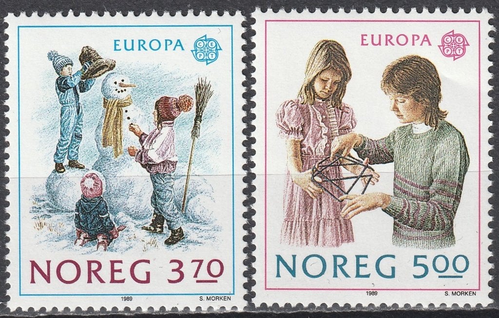 Noorwegen Michel nr. 1019-1020 Postfris, Postzegels en Munten, Postzegels | Europa | Scandinavië, Verzenden, Noorwegen, Postfris