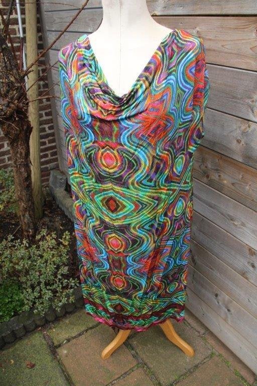 Jurk gekleurd Caroline Biss mt 44 Vaste prijs, Kleding | Dames, Overige kleuren, Maat 42/44 (L), Ophalen of Verzenden, Zo goed als nieuw