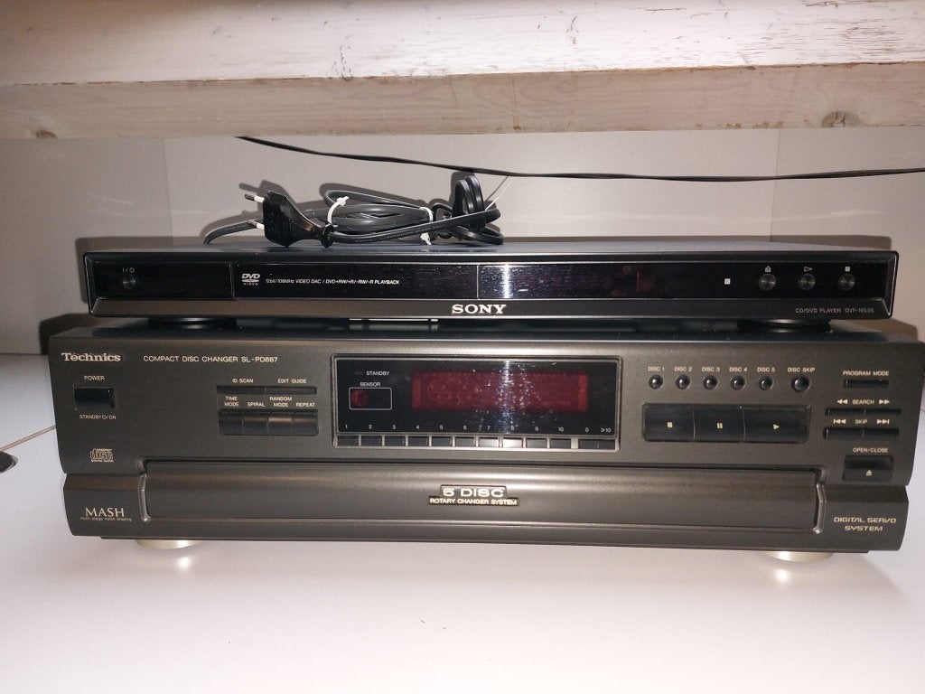 Technics SL-PD887 cd-wisselaar voor 5 cd's, Ophalen, Gebruikt, Technics, Wisselaar