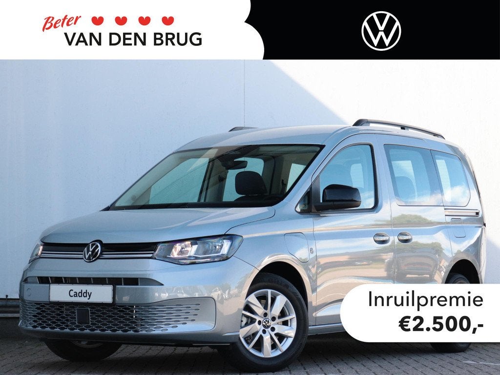Volkswagen Caddy Kombi Life 1.5 eHybrid EU6 110 kW (150 pk), Auto's, Volkswagen, Stof, 1498 cc, 150 pk, 150 min