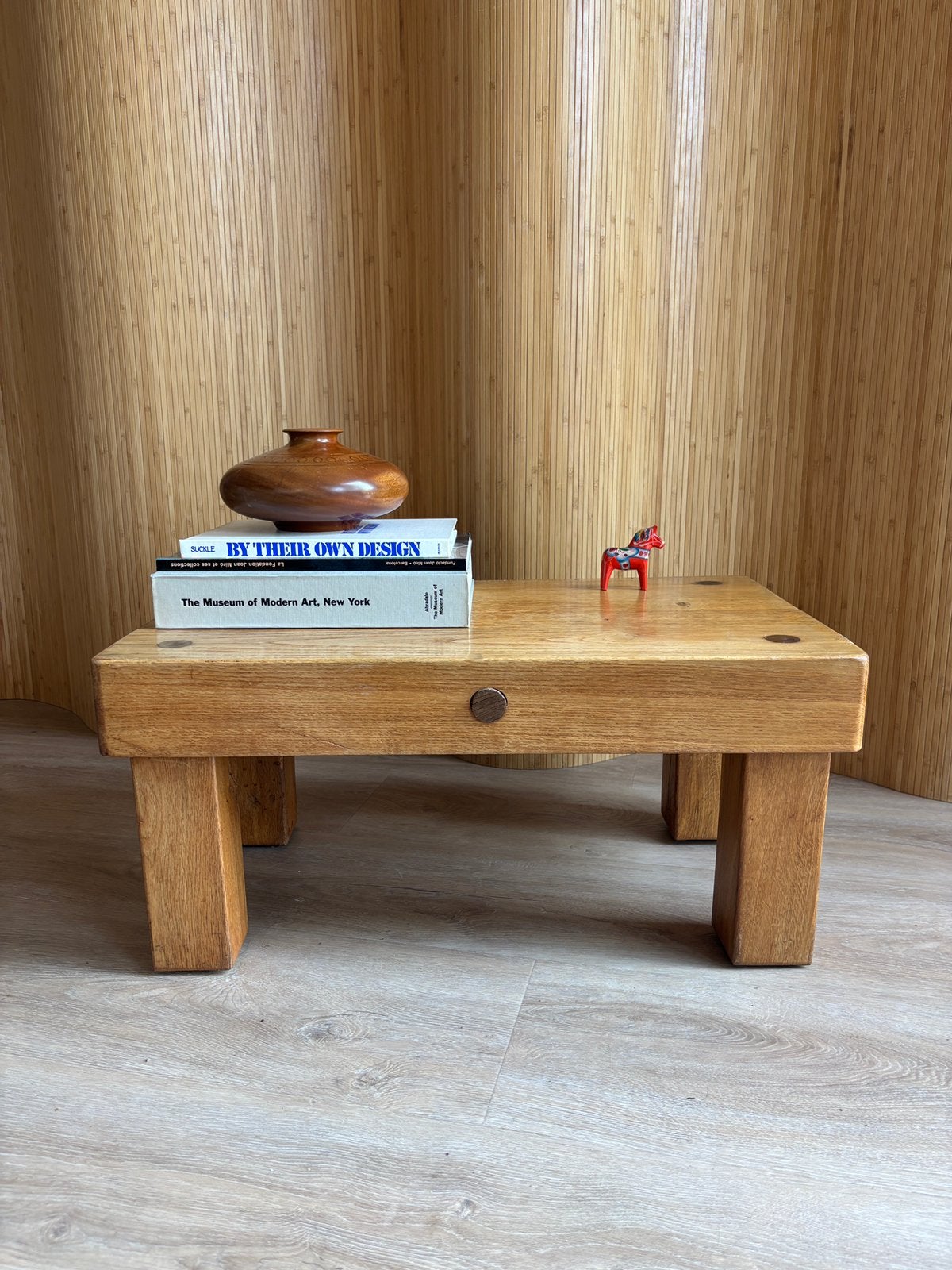 Vintage salontafel, Huis en Inrichting, Ophalen, Eikenhout, 50 tot 100 cm, Zo goed als nieuw