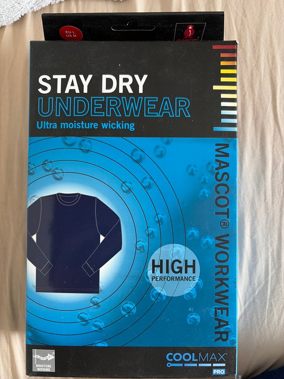 Mascot Workwear Stay Dry Ondergoed - Ultra Vochtafvoerend, Ophalen of Verzenden, Blauw, Hemd