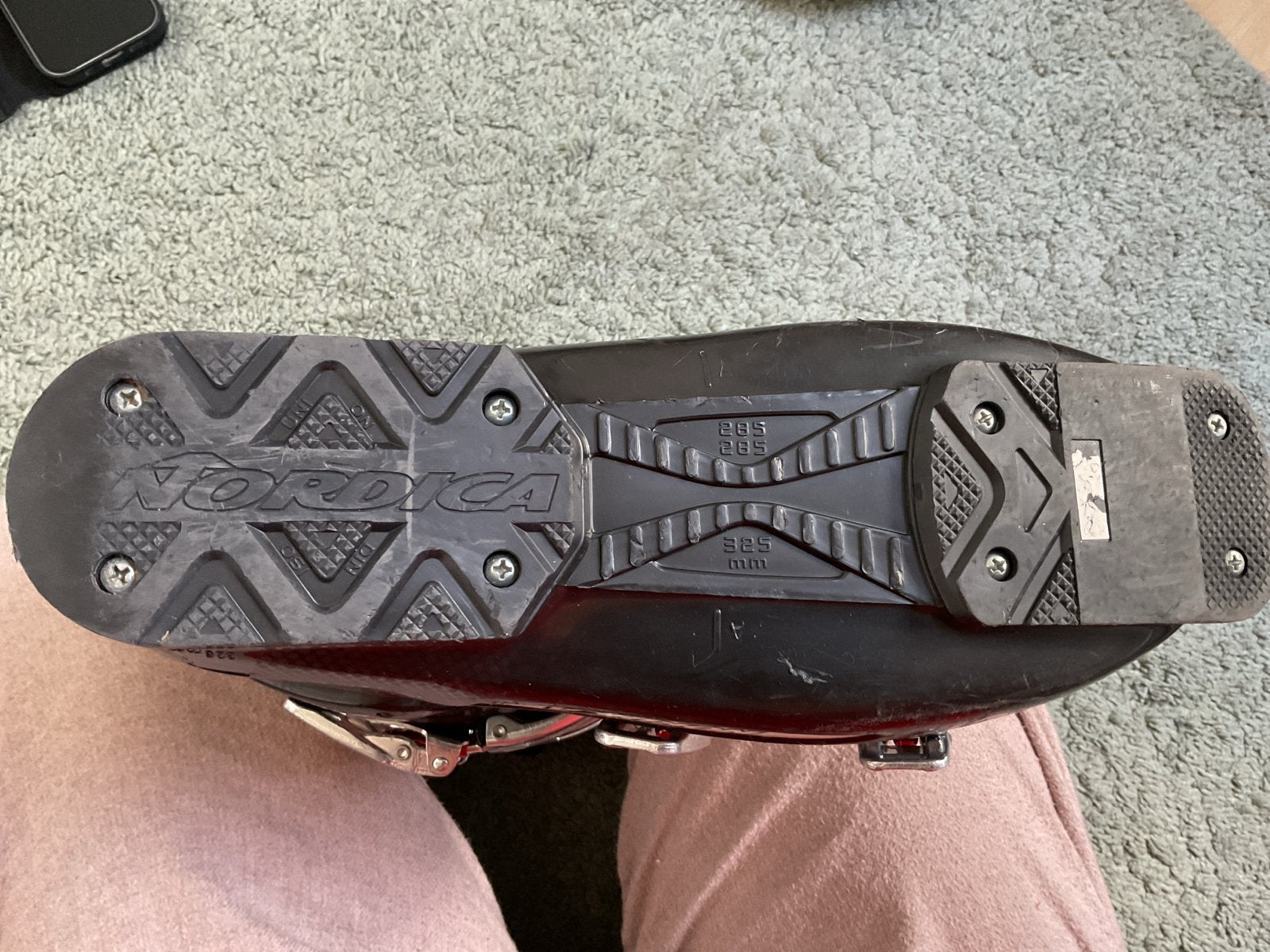 Nordica GTS X4 skischoenen - Maat 285 (44), Gebruikt, Schoenen, Ophalen of Verzenden, Nordica