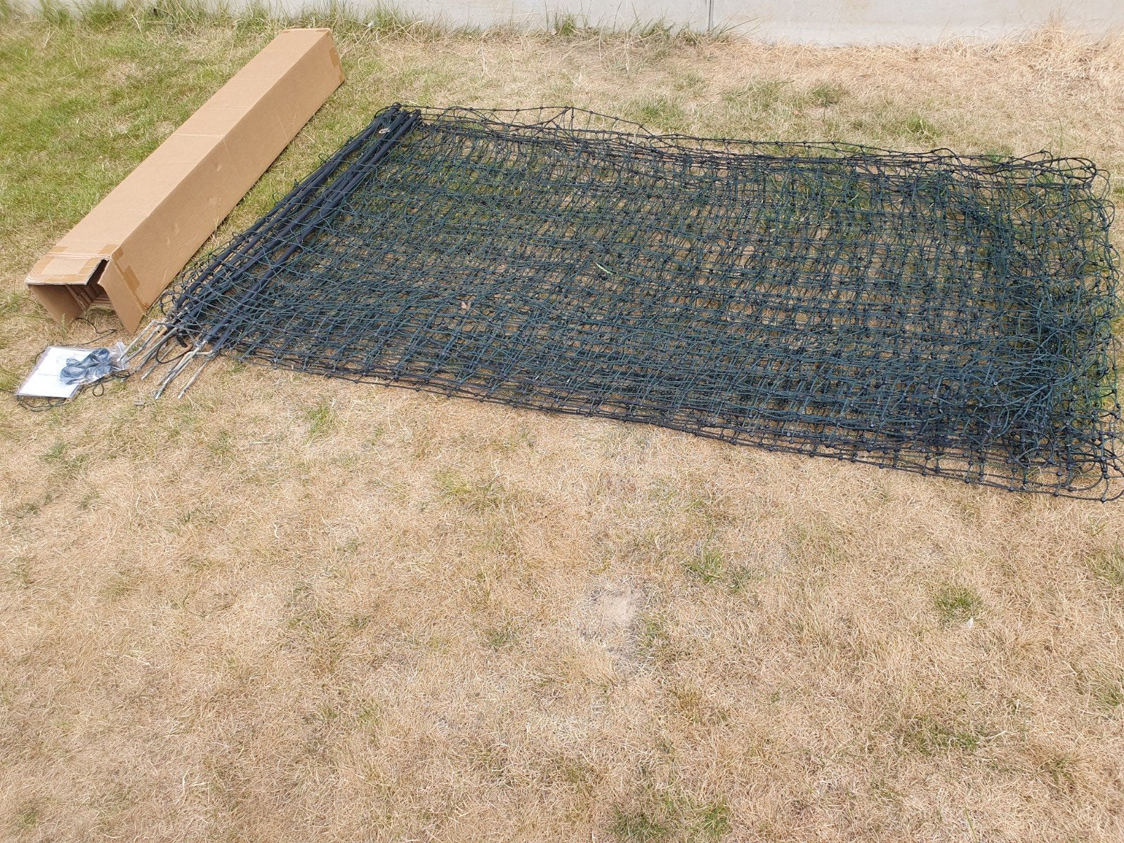 Tijdelijke omheining verplaatsbare afrastering 25m 110cm hoo, Tuin en Terras, Gaas en Draad, Ophalen, Zo goed als nieuw, 20 meter of meer
