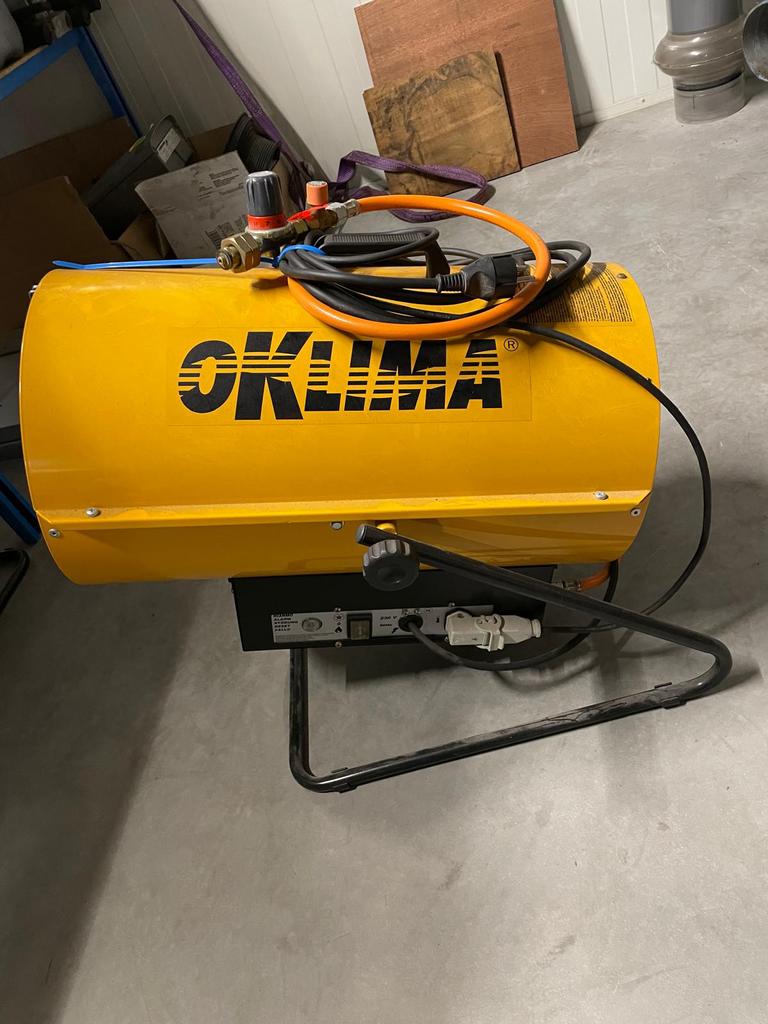 Oklima SG180A, Doe-het-zelf en Verbouw, Verwarming en Radiatoren, Ophalen, Kachel, Minder dan 60 cm, Zo goed als nieuw