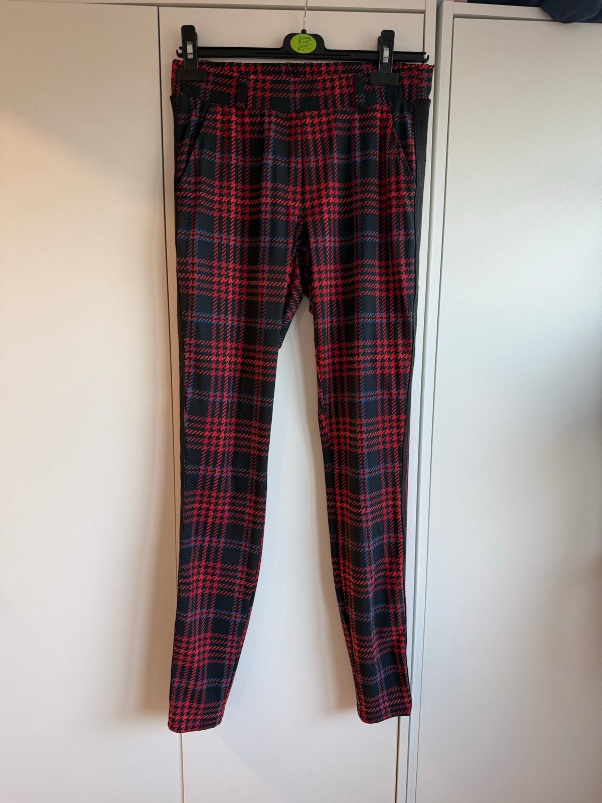 Studio Anneloes broek maat S - Rood/Zwart ruitpatroon, Ophalen of Verzenden, Zo goed als nieuw, Maat 36 (S), Rood