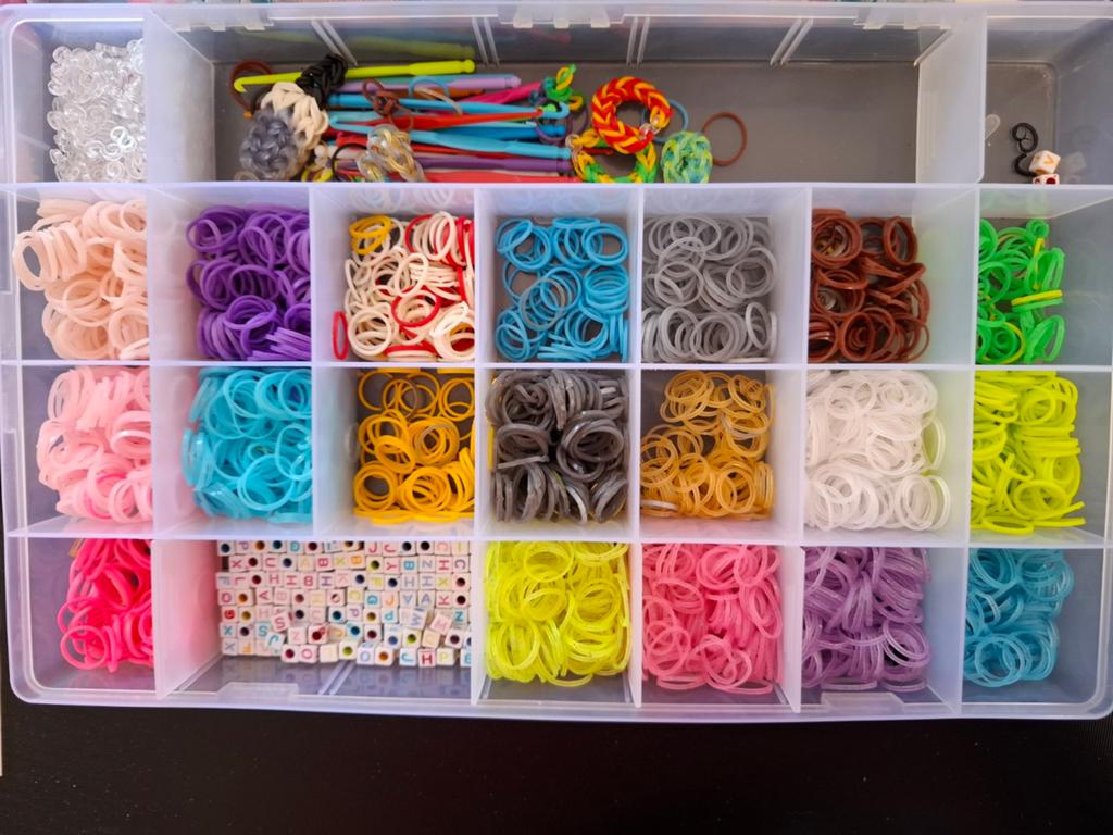 Grote set Love Loom elastiekjes en accessoires, Ophalen of Verzenden