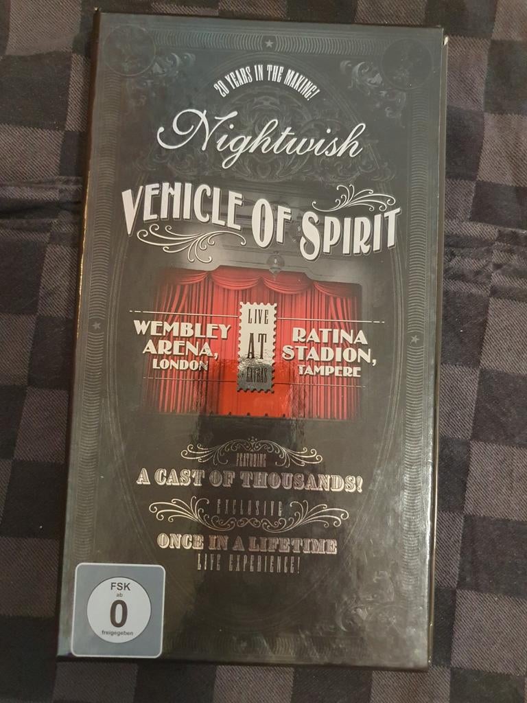Nightwish vehicle of spirit 3 dvd grote box, Cd's en Dvd's, Alle leeftijden, Verzenden, Gebruikt