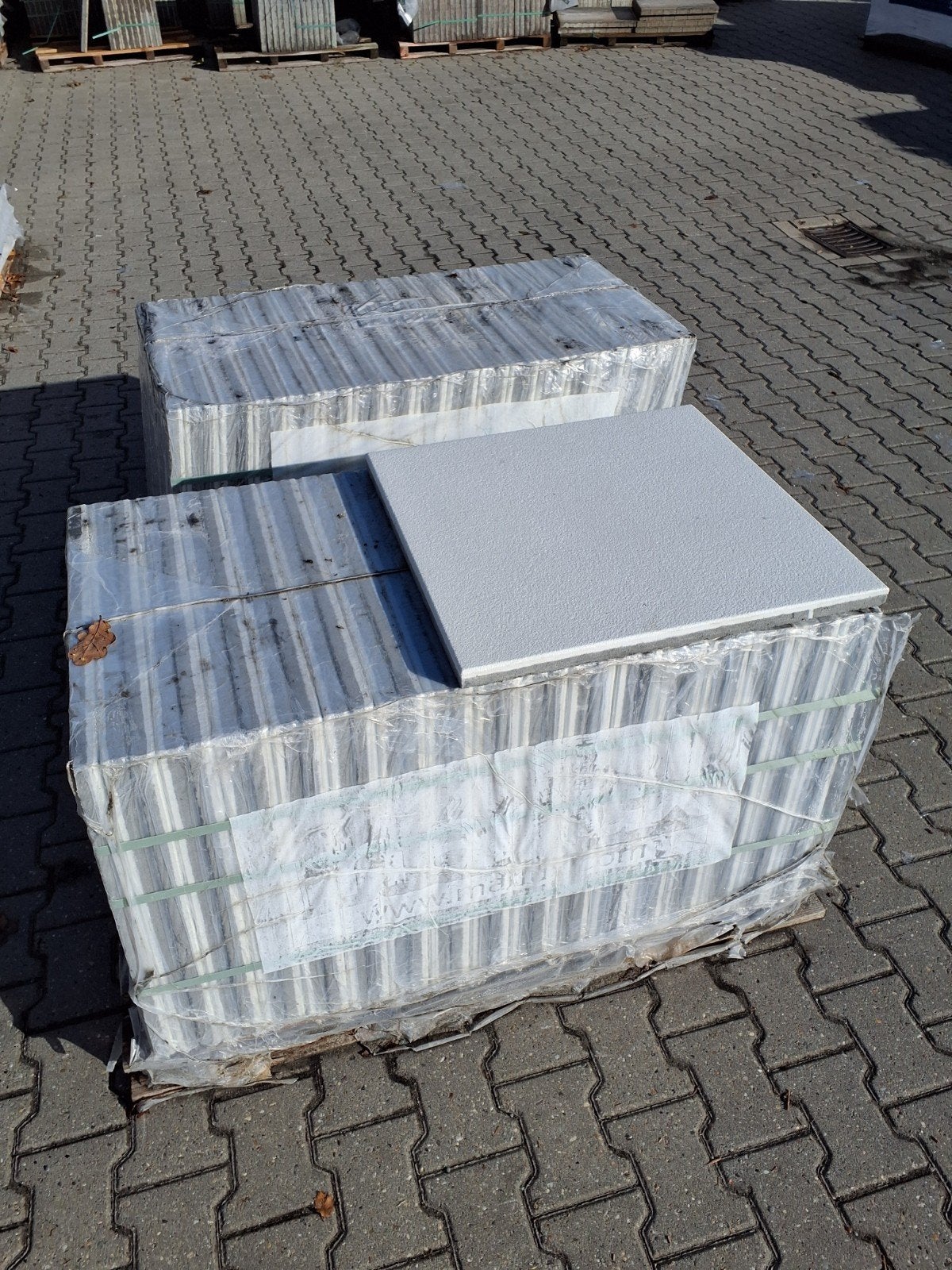 Marlux Terrastegels White 60x60x3 cm - 24,48m², Ophalen, Nieuw, 10 m² of meer, Beton
