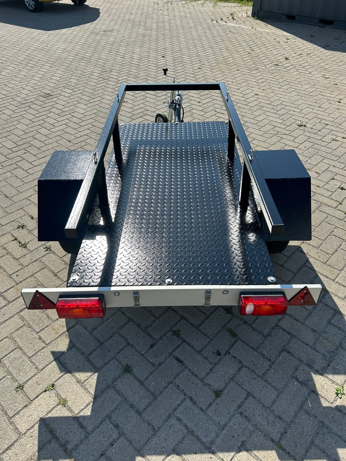 Nette aanhanger / crossmotor trailer, Ophalen, Zo goed als nieuw