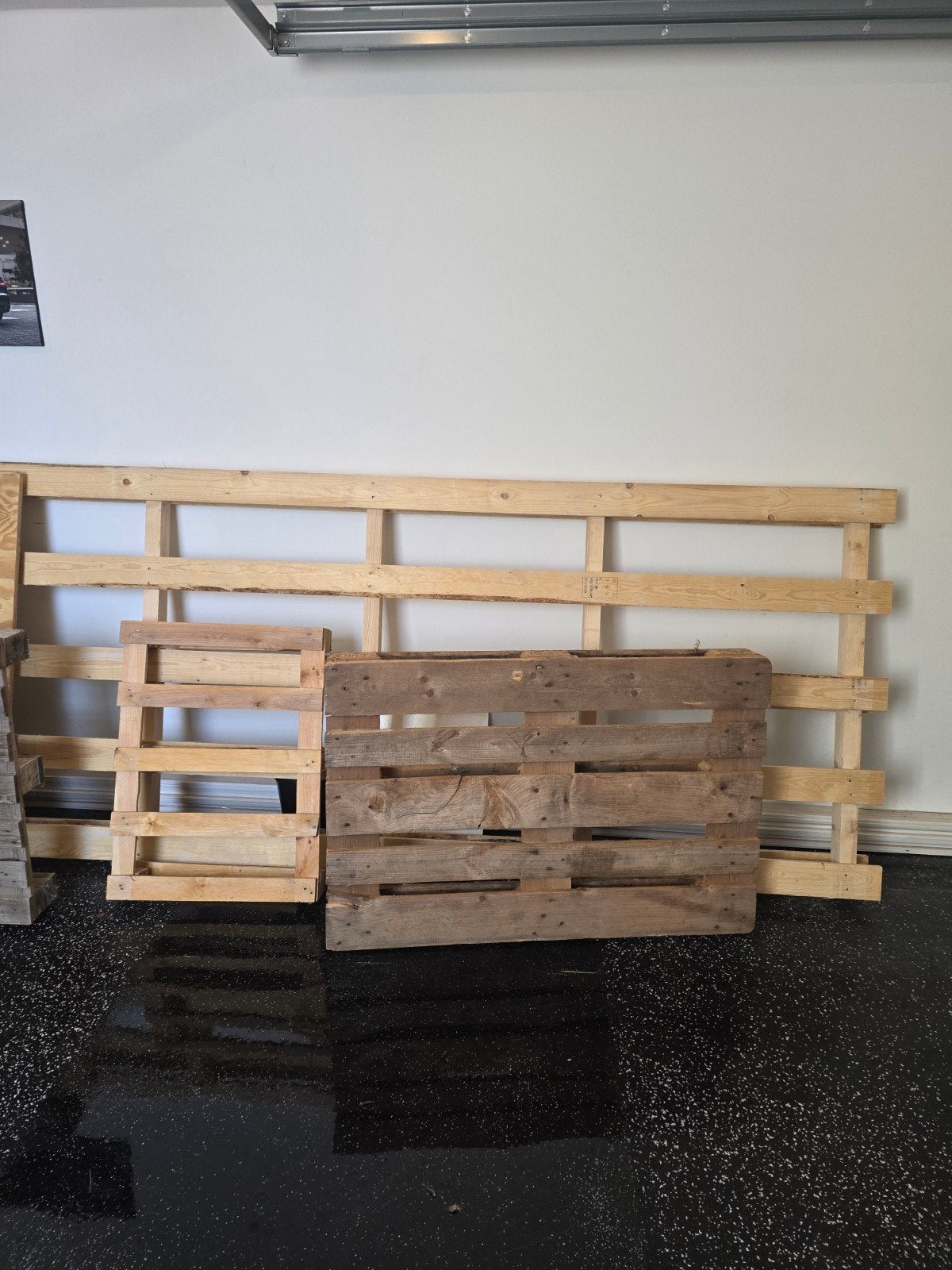 4 pallets gratis af te halen, Ophalen, Gebruikt, 50 mm of meer, Pallet