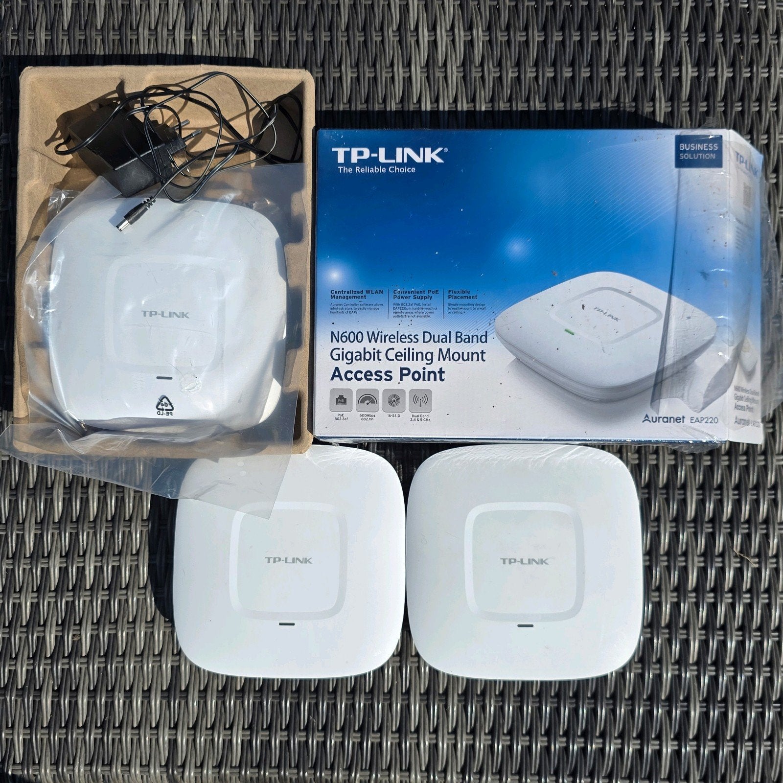3x TP-Link Auranet EAP220 Mesh Access Points (Omada), Computers en Software, Accesspoints, Ophalen of Verzenden