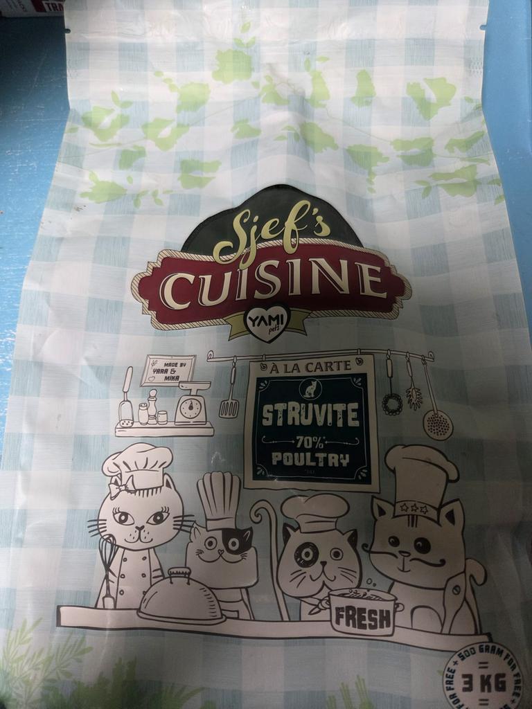 Sjef's Cuisine Struvite 3kg, Ophalen of Verzenden, Kat