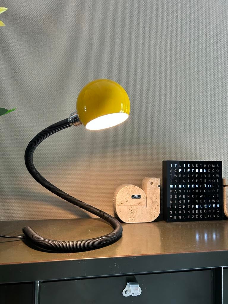 Isao Hosoe Snake Lamp - Jaren '70 Design Klassieker, Huis en Inrichting, Ophalen of Verzenden, Zo goed als nieuw, Minder dan 50 cm