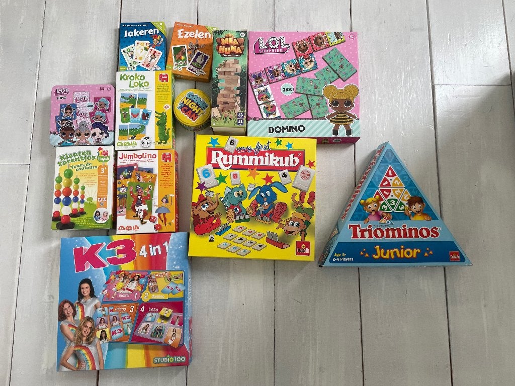 Diverse kinderspelletjes, Hobby en Vrije tijd, Een of twee spelers, Ophalen, Zo goed als nieuw