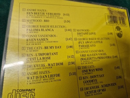 cd hollandse hits op compact disc, 1984, Ophalen of Verzenden