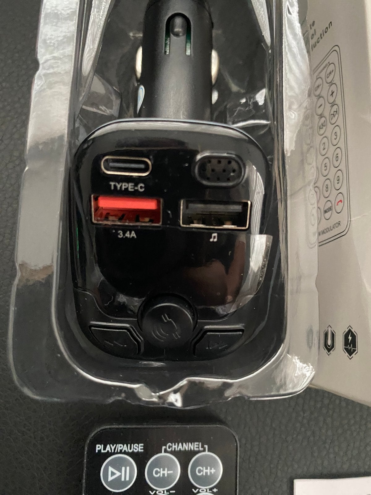 Car wireless, FM transmitter, USB adapter 3 poorten, nieuw, Ophalen of Verzenden, Nieuw