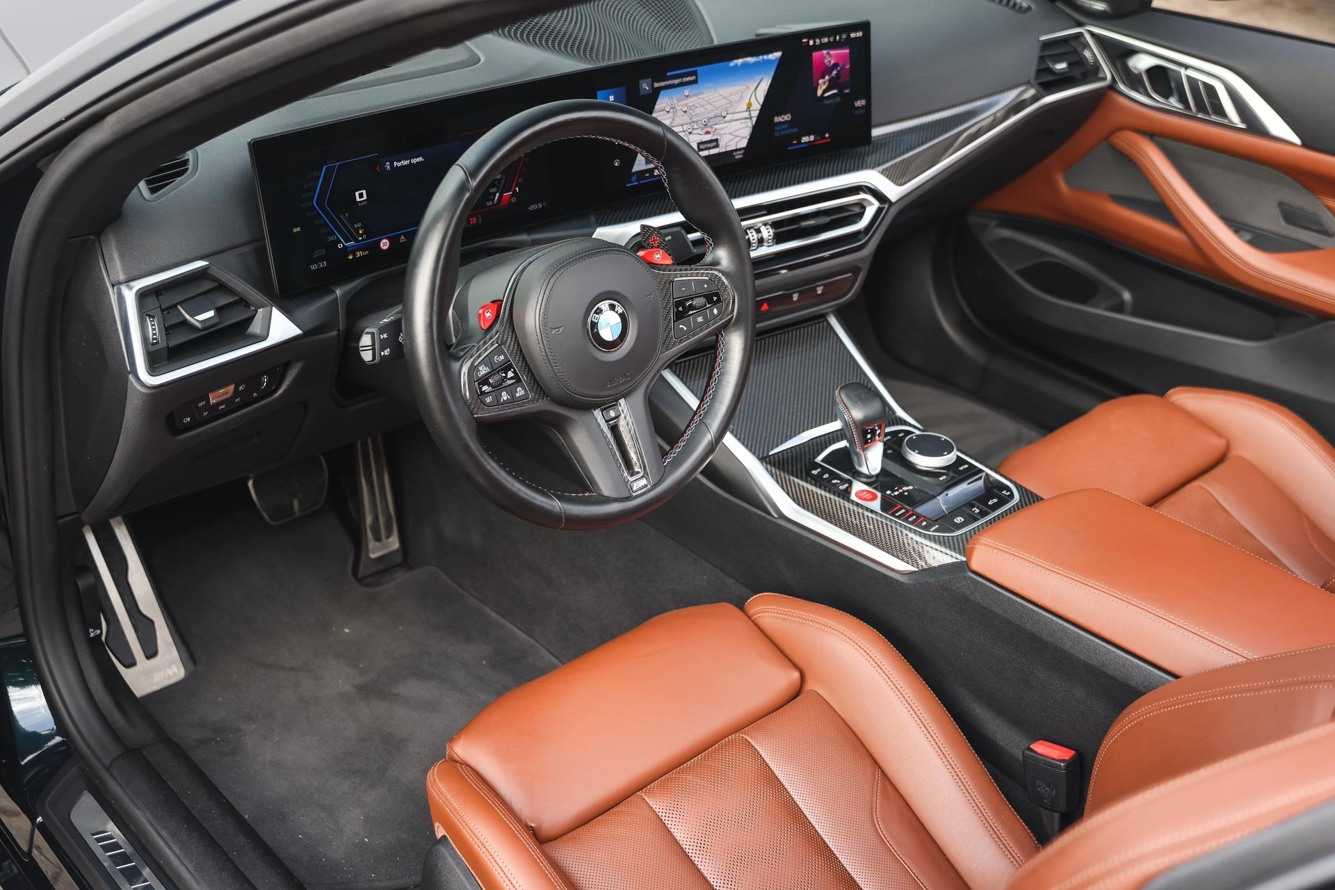 BMW 4 Serie Cabrio M4 xDrive Competition Automaat / M Drive, Auto's, BMW, Gebruikt, 4 stoelen, Bedrijf, Automatische klimaatregeling
