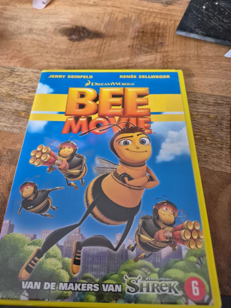 Bee Movie DVD - Jerry Seinfeld, DreamWorks Animatie, Gebruikt, Tekenfilm, Amerikaans, Ophalen of Verzenden