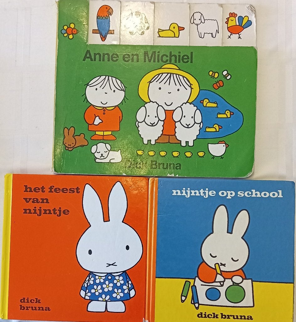 Te Koop: Drie boeken van Dick Bruna. , Boeken, Ophalen of Verzenden, Gelezen, Dick Bruna, 3 tot 4 jaar