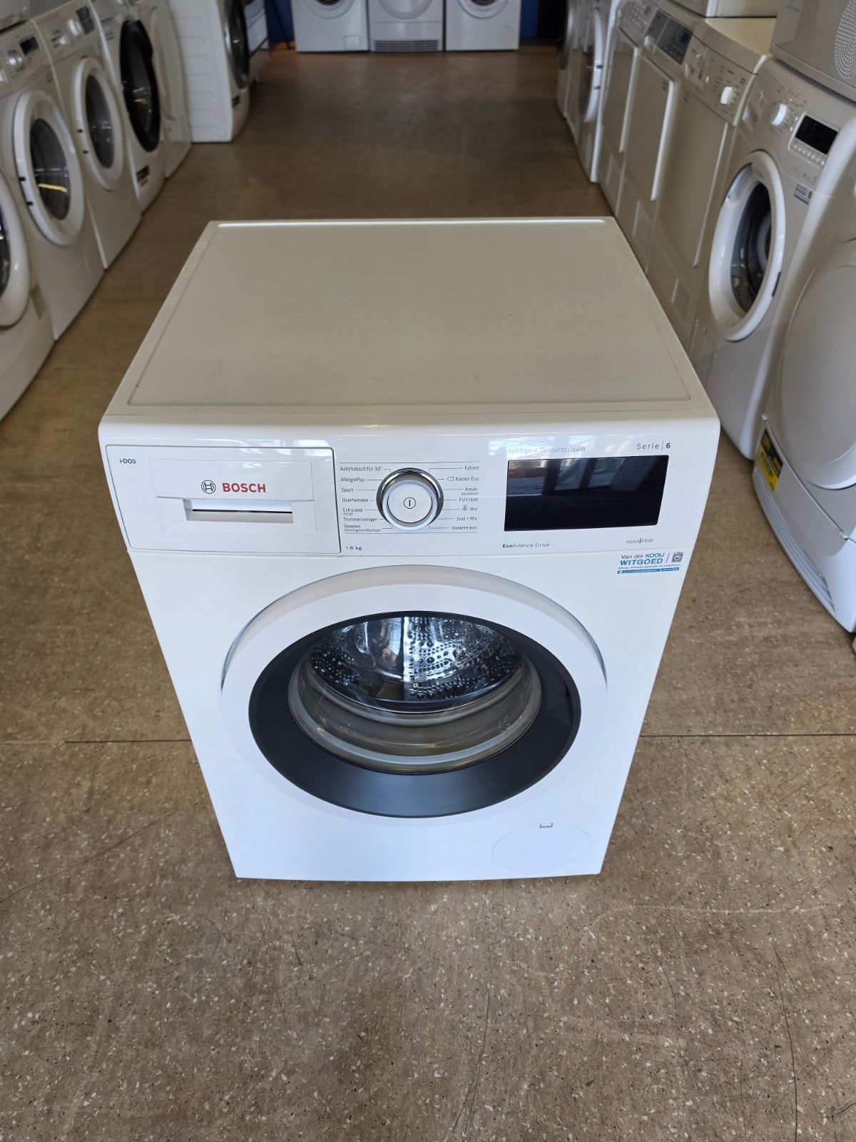 Bosch Serie 6 i dos wasmachine | 8 kilo | Gratis thuis 🚚✅️, Bosch, Jirnsum, 1200 tot 1600 toeren, 8 tot 10 kg
