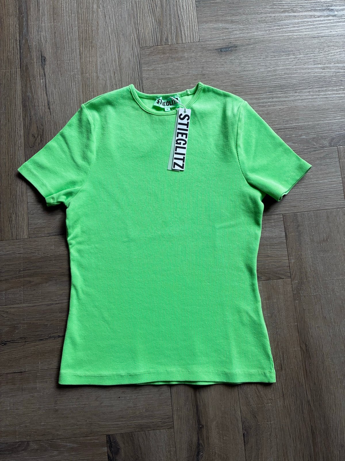 Stieglitz T-shirt groen - Maat M, Maat 38/40 (M), Nieuw, Ophalen of Verzenden, Korte mouw
