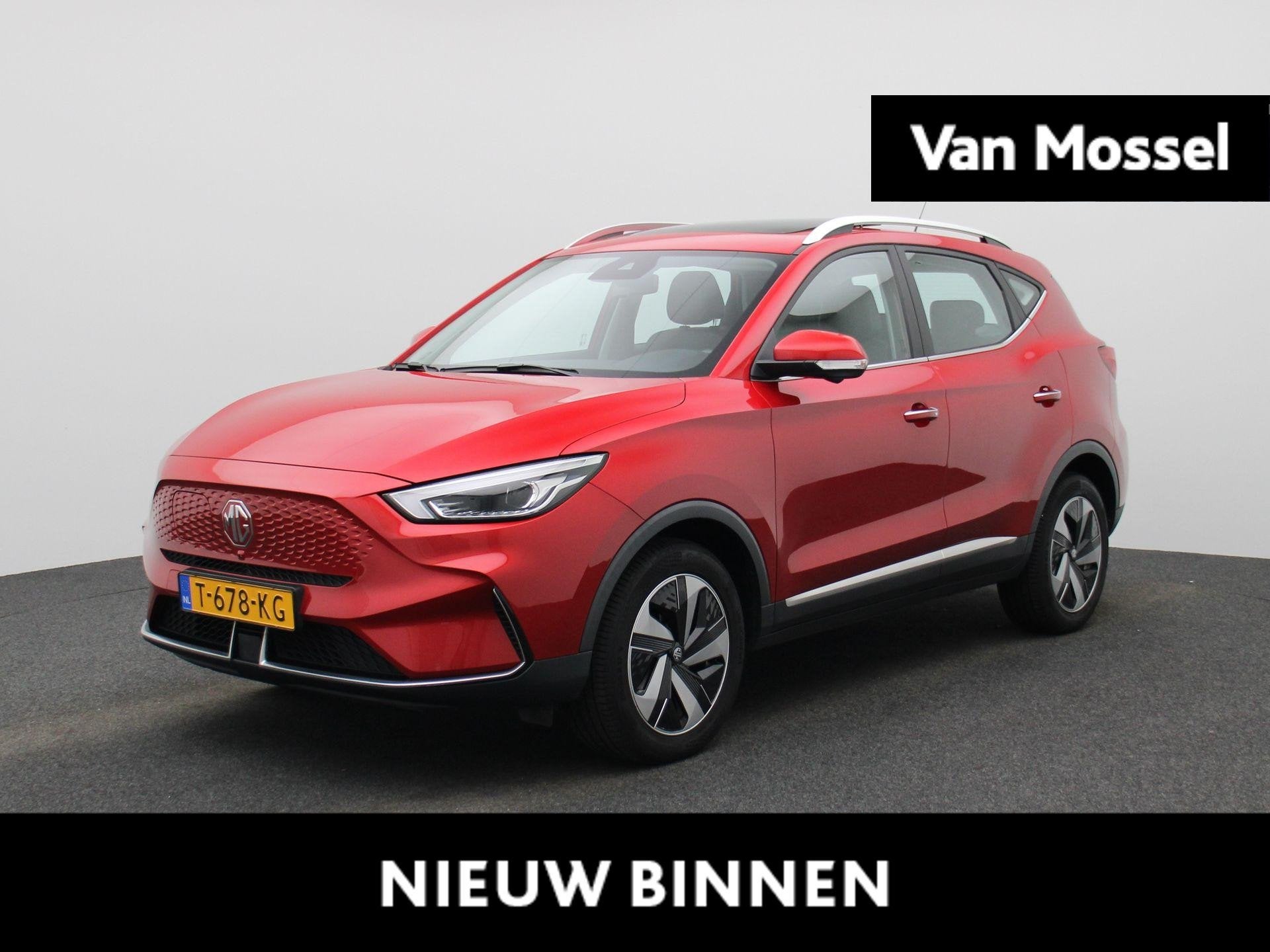 MG ZS EV Standard Range Luxury 50 kWh | Panorama/Schuif-Kant, Auto's, 12 maanden, Gebruikt, ZS, Verwarmde buitenspiegels