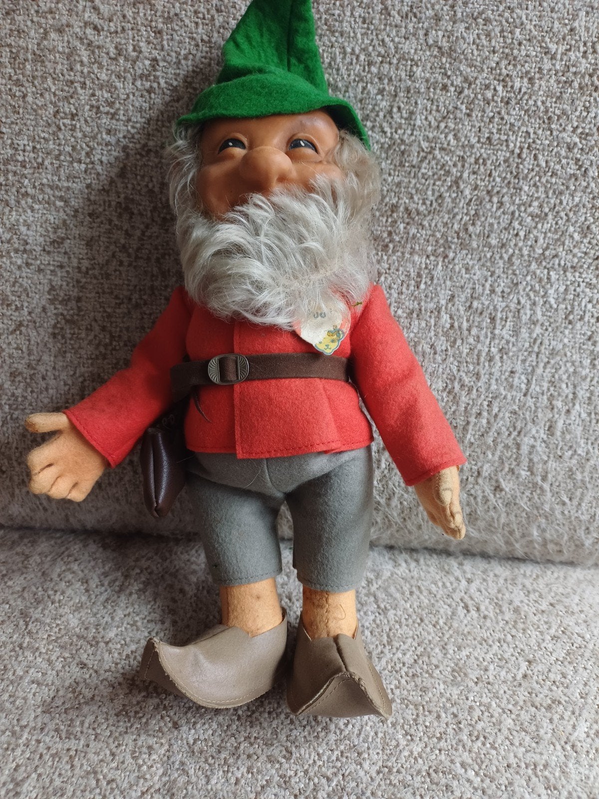 Decoratieve Vintage Steiff Kabouter Pucki uit de jaren 50, Verzenden, Gebruikt, Pop